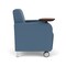 Lesro Siena Lounge Reception Guest Chair W/ Swivel Tablet, 27 in W 29.5 in L 32.5 in H SN1101 - alternate 2